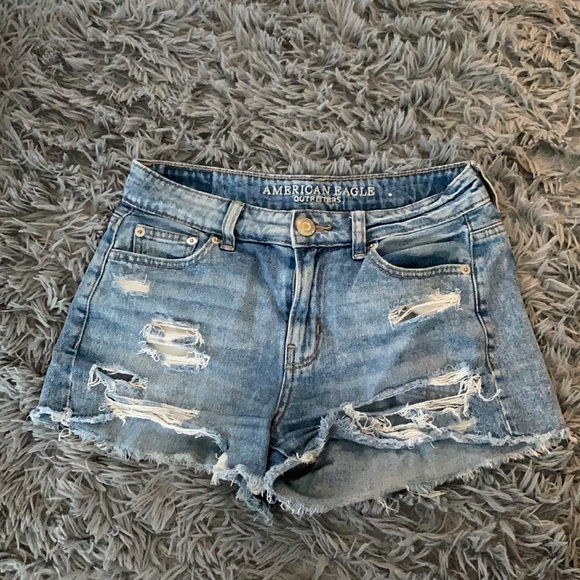 American Eagle Outfitters Pants - American eagle light blue Jean shorts